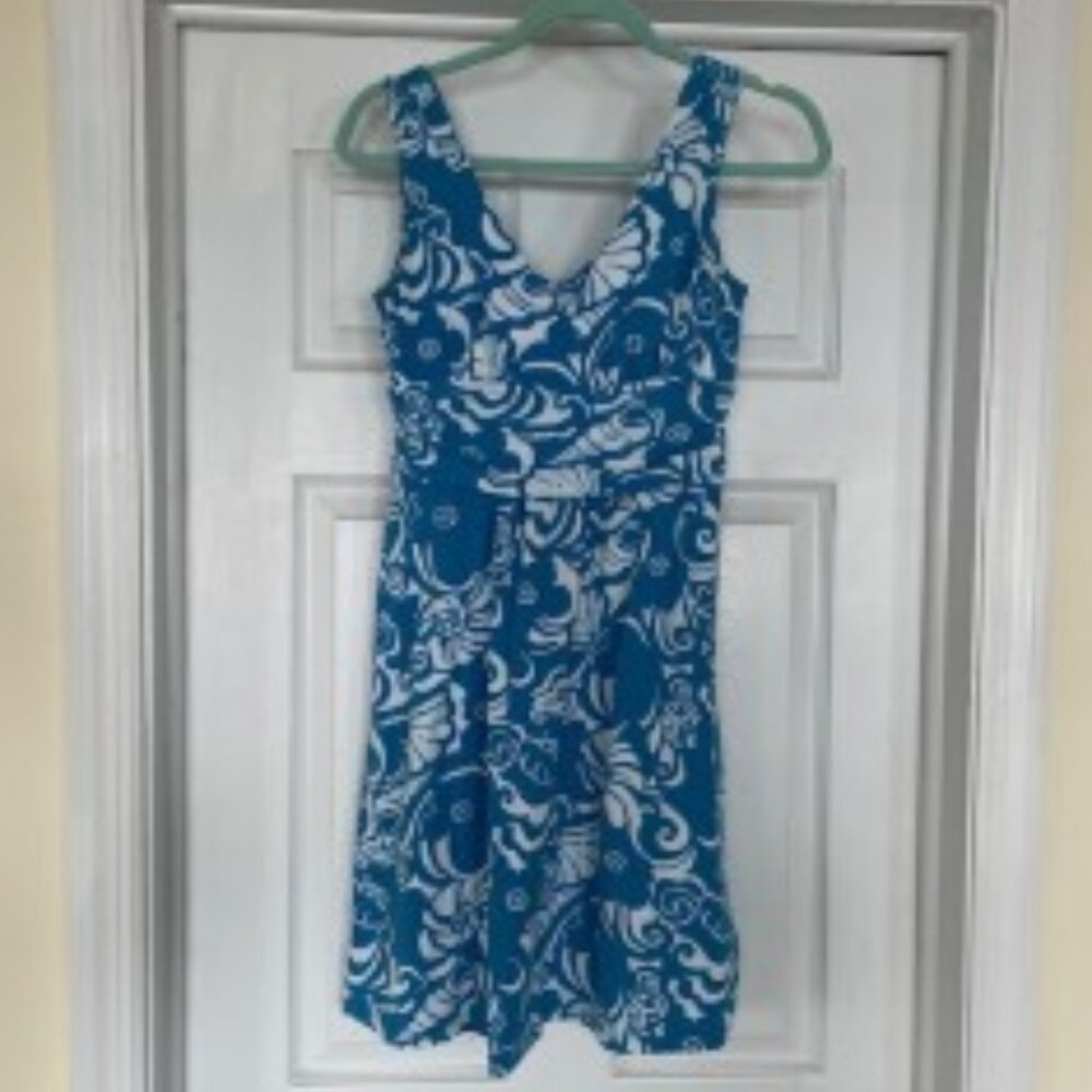 Nautical, comfy Lilly knit dress